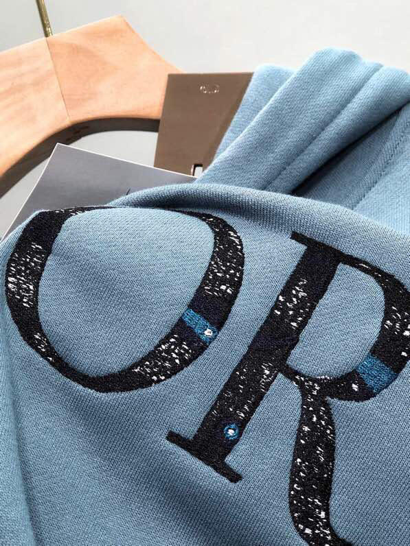 dior星空字母刺绣连帽卫衣88gx