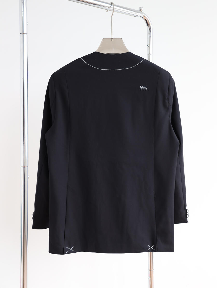 ader error 真丝羊毛混纺 酷感 结构主义 休闲西装外套 wt410