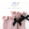 【3双装 舒适绵柔】A类婴儿袜子秋冬新款蝴蝶结宝宝中筒袜 韩版木耳边新生儿松口中筒袜 商品缩略图3