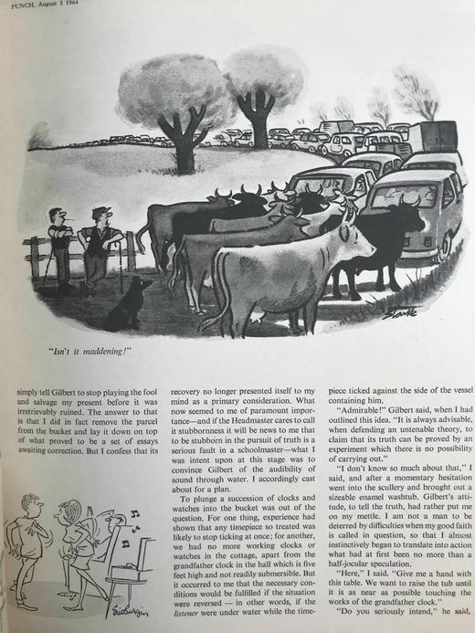 1964年7-12月 英国讽刺漫画杂志《笨拙》 数百幅插图 漆布精装16开 商品图4