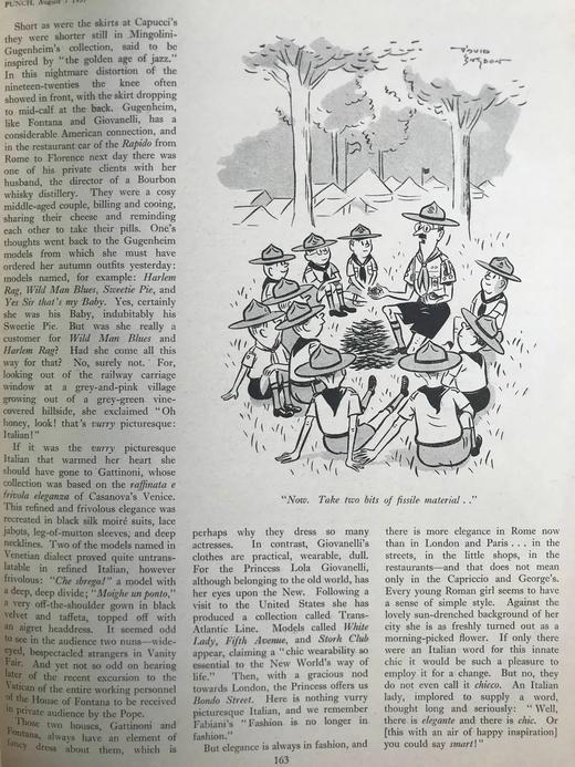 1957年7-12月 英国讽刺漫画杂志《笨拙》 数百幅插图 漆布精装16开 商品图7
