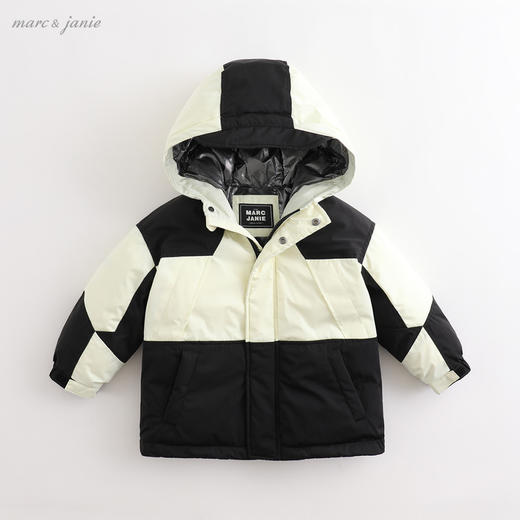 【蓄热保暖】马克珍妮冬装男童户外防寒羽绒服儿童羽绒外套210900 商品图1