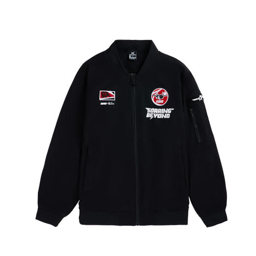 361度2021秋季新款男棒球服梭织单夹克潮流休闲百搭外套552139606 商品图2