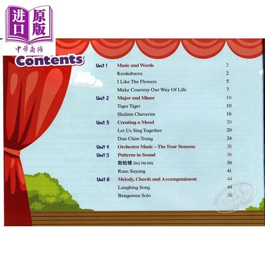 【中商原版】新加坡儿童全面音乐能力标准教程系列教材 First Steps To Music Textbook 音乐第一步4 小学四年级 乐感启蒙培养 商品图2