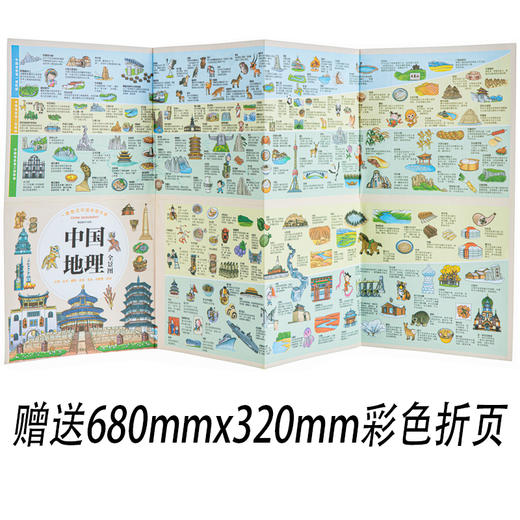 这才是孩子爱看的中国地理绘本（全6册）赠 讲解视频 5-12岁 34个省200多个地理场景与知识介绍 商品图13