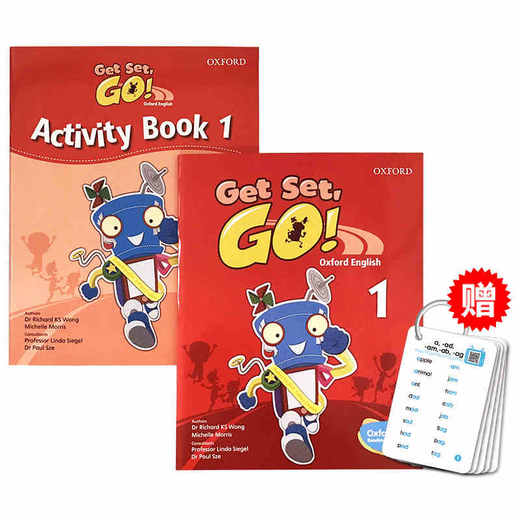 华研原版 牛津幼儿英语启蒙教材 Get Set Go 1级别 学生用书+练习册 英文原版 3-6岁幼儿园小班TPR教学 支持点读笔点读学生套装 商品图2