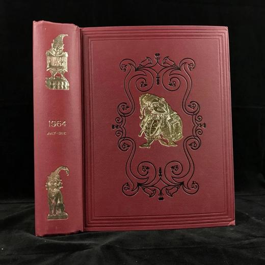 1964年7-12月 英国讽刺漫画杂志《笨拙》 数百幅插图 漆布精装16开 商品图0