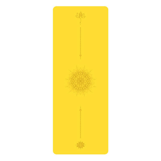 进口火炬花版天然橡胶PU土豪瑜伽防滑垫5mm 商品图3