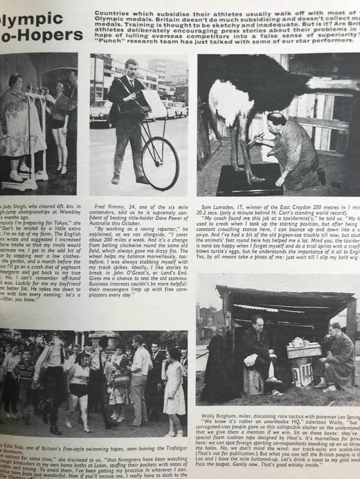 1964年7-12月 英国讽刺漫画杂志《笨拙》 数百幅插图 漆布精装16开 商品图5