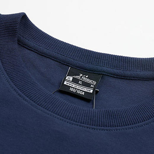 361度2021秋季新款男士圆领套头卫衣反光印花针织上衣552134814 商品图1