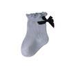 【3双装 舒适绵柔】A类婴儿袜子秋冬新款蝴蝶结宝宝中筒袜 韩版木耳边新生儿松口中筒袜 商品缩略图6