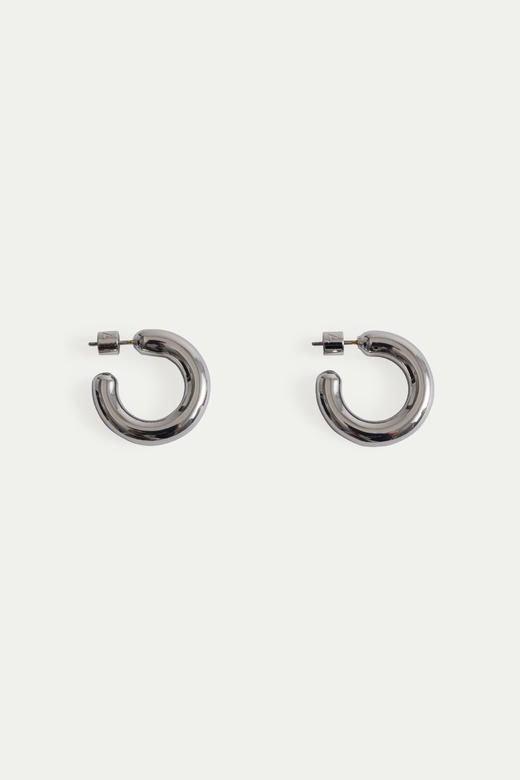 A little more｜Metal small Hoops [耳环 金/银 ] 商品图3