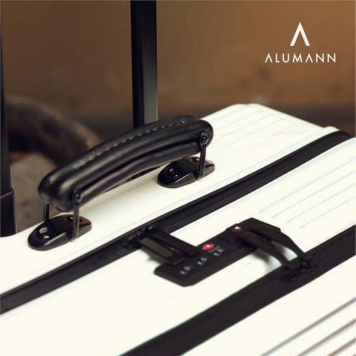 旅漫/Alumann 商务拉杆箱前开盖行李箱男女通用旅行箱 A-9837 商品图2