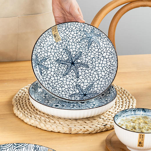 【尚行知是古染蓝韵餐具】破损包赔，专业的防破损包装，专业售后团队，7天内无理由退换货，放心购买 商品图7