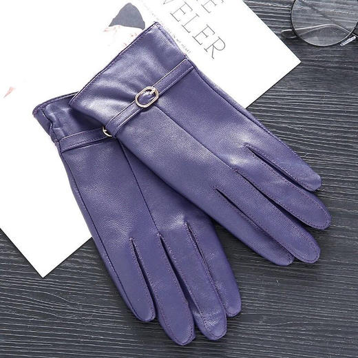 优品-时尚纯色羊皮手套-会员6折 商品图7