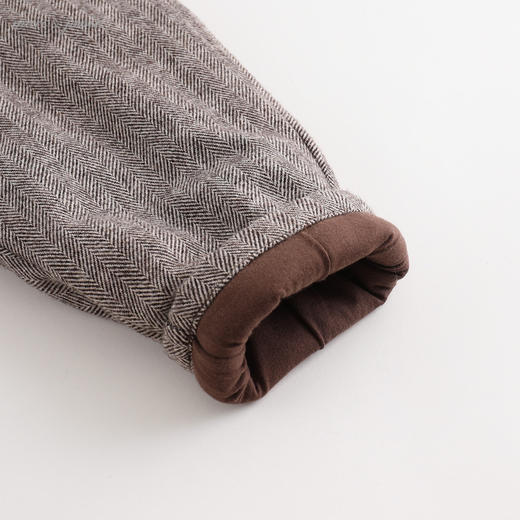 马克珍妮新款冬装 男童温暖绵羊毛萝卜裤 儿童棉裤210828 商品图4