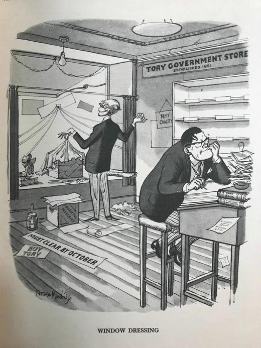 1964年7-12月 英国讽刺漫画杂志《笨拙》 数百幅插图 漆布精装16开 商品图6