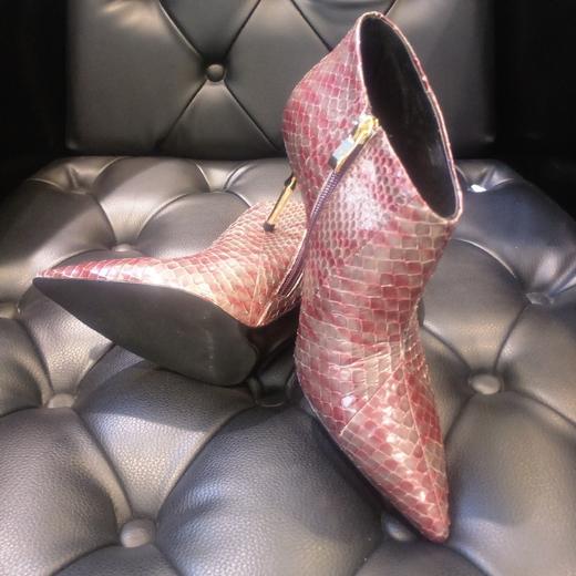 LFGJ  8501经典蛇皮小踝靴 商品图10