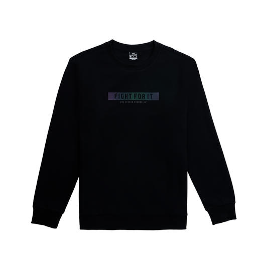 361度2021秋季新款男士圆领套头卫衣反光印花针织上衣552134814 商品图4