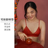HSIA遐内衣女中小胸法式三角杯蕾丝睫毛花朵蕾丝防凸点无钢圈文胸 商品缩略图2