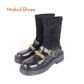 摩登名仕前卫高端时尚短靴M1503816