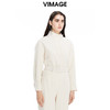 VIMAGE纬漫纪秋冬新款女装个性时尚宽松立领简约小上衣V1613206 商品缩略图2