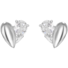 ZEGL爱心耳钉女2023年新款潮耳环高级感轻奢冷淡风925银针耳饰品 商品缩略图4