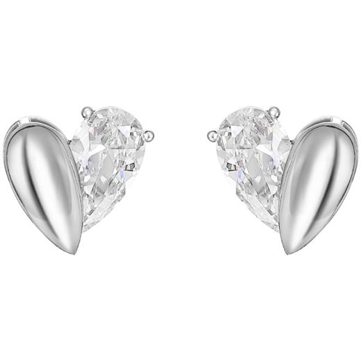 ZEGL爱心耳钉女2023年新款潮耳环高级感轻奢冷淡风925银针耳饰品 商品图4