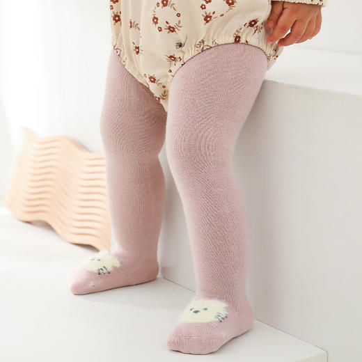 【卡通动物婴儿连裤袜】A类女童打底裤秋冬新款卡通儿童打底裤韩版宝宝连裤袜新生婴儿连裤袜 商品图2