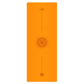 进口火炬花版天然橡胶PU土豪瑜伽防滑垫5mm