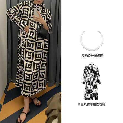 HIDEMI简约设计感项圈 银色/金色 商品图6