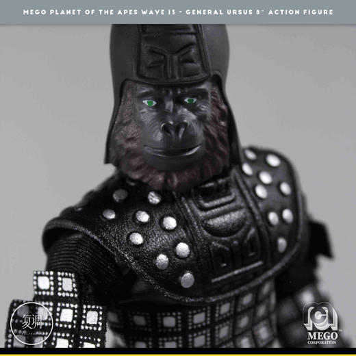 现货 Mego Planet of the Apes人猿星球 Ursus将军 8英寸 商品图2