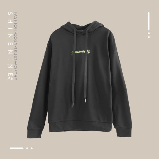 B93236383品牌logo大面积字母印花帽衫卫衣 商品图0