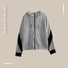 93326207三色拼接带帽开衫卫衣 商品缩略图0