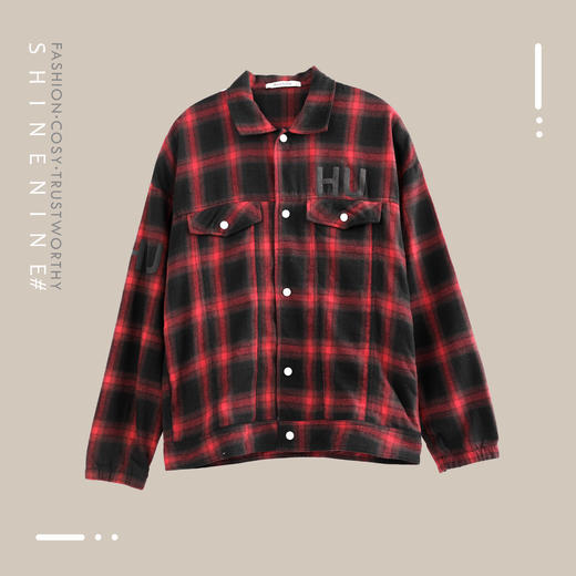 93908106格纹字母套装外套 商品图0