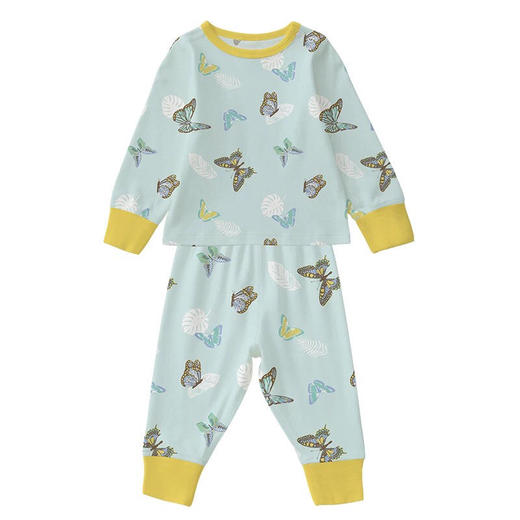 2021新款 i-baby婴儿薄款连体服&分体套装【小童】outlast恒温睡衣内衣透气宝宝夏装空调房儿童套装家居服婴幼童连体睡衣分体套装，小童66-100码 商品图5