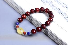 XYZT0262上等印度小叶紫檀10mmx14粒