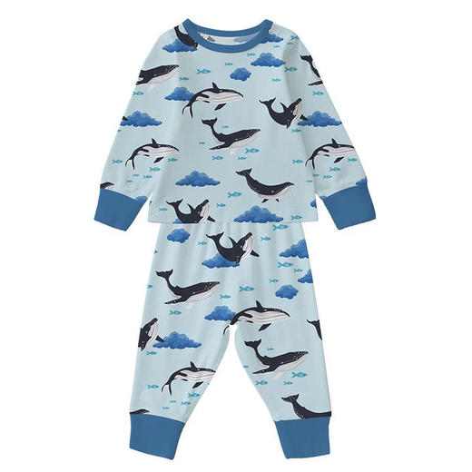 2021新款 i-baby婴儿薄款连体服&分体套装【小童】outlast恒温睡衣内衣透气宝宝夏装空调房儿童套装家居服婴幼童连体睡衣分体套装，小童66-100码 商品图6