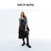 lost in echo 原创设计师品牌 圆头抽绳弹力厚底过膝靴长靴 商品缩略图1