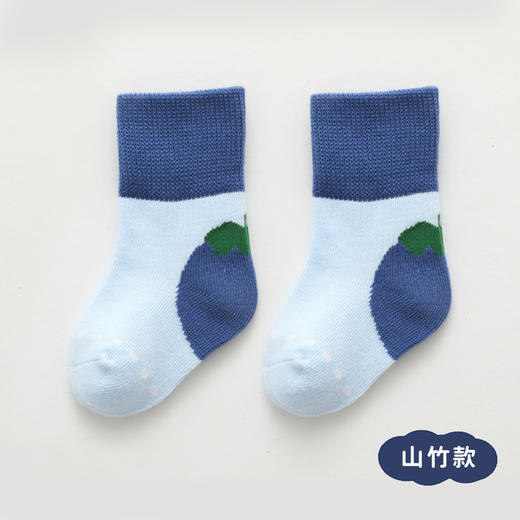 【5双装 | 25色可选】A类婴儿袜子秋冬新品卡通新生儿宝宝袜 纯手工缝头地板袜儿童袜子 商品图5