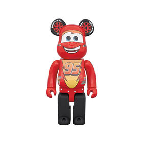 收藏系列 Be@rbrick 1000%系列 赛车总动员 闪电麦昆