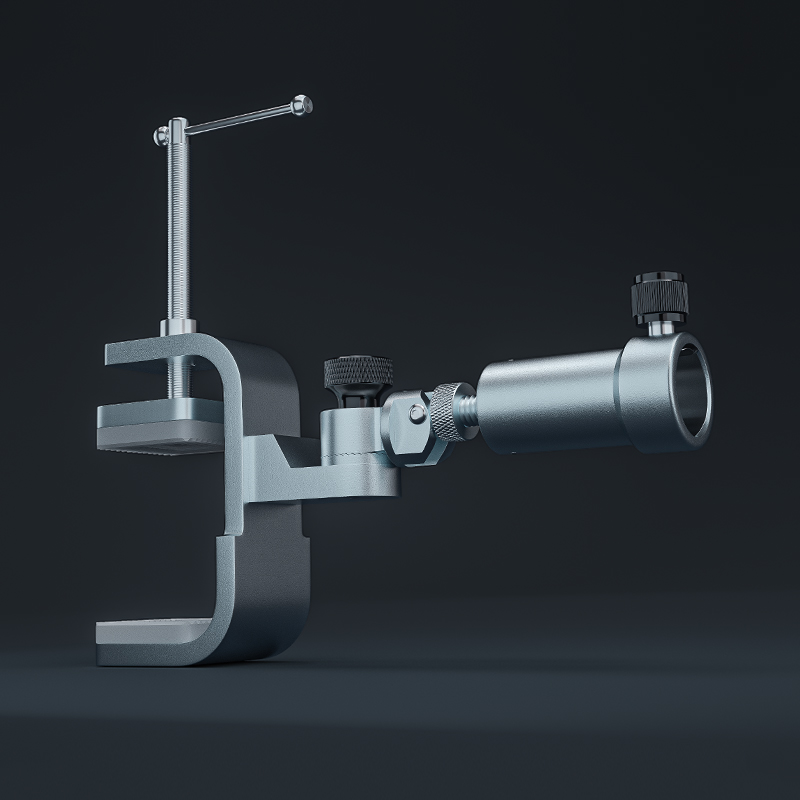 空钩悟道新款钓台配件 铝合金超轻炮台支架饵料鱼护伞架通用座架