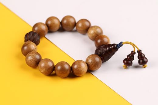 W°JSNM0046金丝楠木男女手串1.5cm*12粒 商品图2