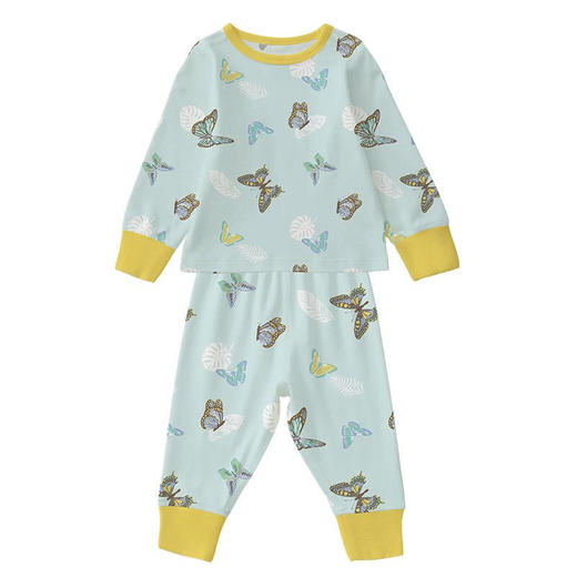 2021新款 i-baby婴儿薄款连体服&分体套装outlast恒温睡衣内衣透气宝宝夏装空调房儿童套装家居服婴幼童连体睡衣&分体套装，大童110-130码 商品图9