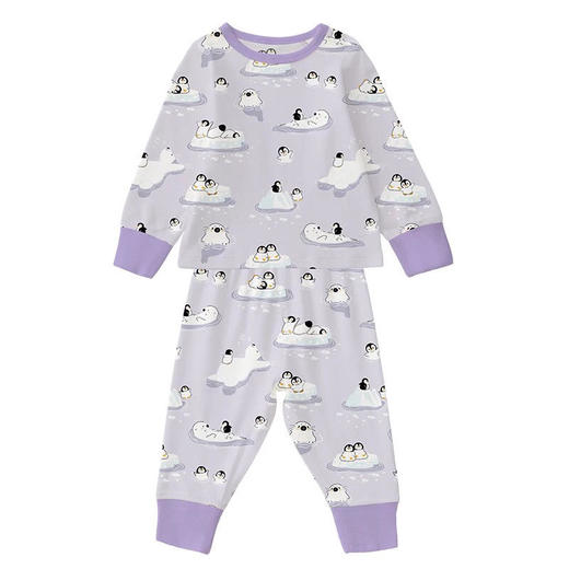 2021新款 i-baby婴儿薄款连体服&分体套装outlast恒温睡衣内衣透气宝宝夏装空调房儿童套装家居服婴幼童连体睡衣&分体套装，大童110-130码 商品图8