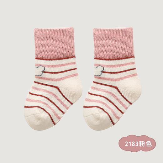 【5双装 | 25色可选】A类婴儿袜子秋冬新品卡通新生儿宝宝袜 纯手工缝头地板袜儿童袜子 商品图13