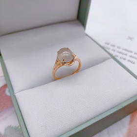 18K镶嵌翡翠戒指