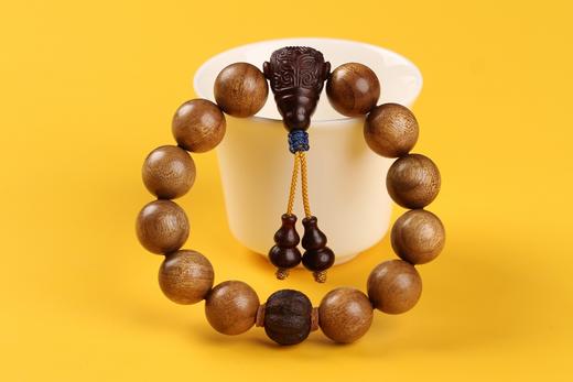 W°JSNM0046金丝楠木男女手串1.5cm*12粒 商品图1