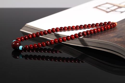 XYZT0250小叶紫檀（搭六净珠）6mmx7mmx48粒 商品图3