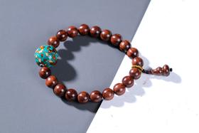 DQ0075°海南黄花梨/非遗大漆珠